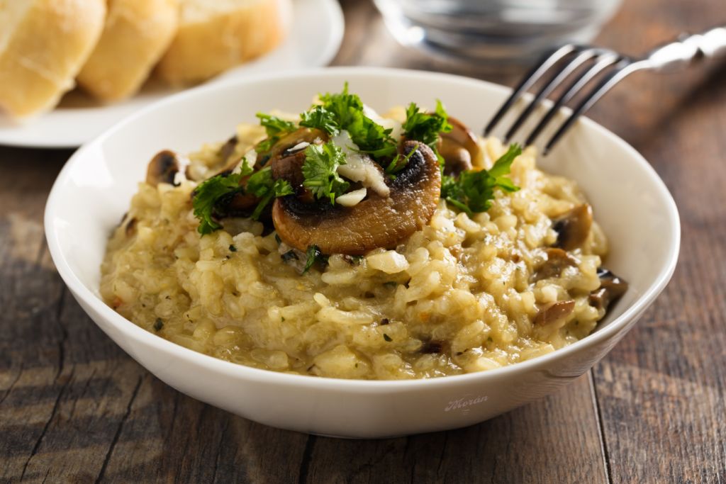 Risotto de setas y parmesano